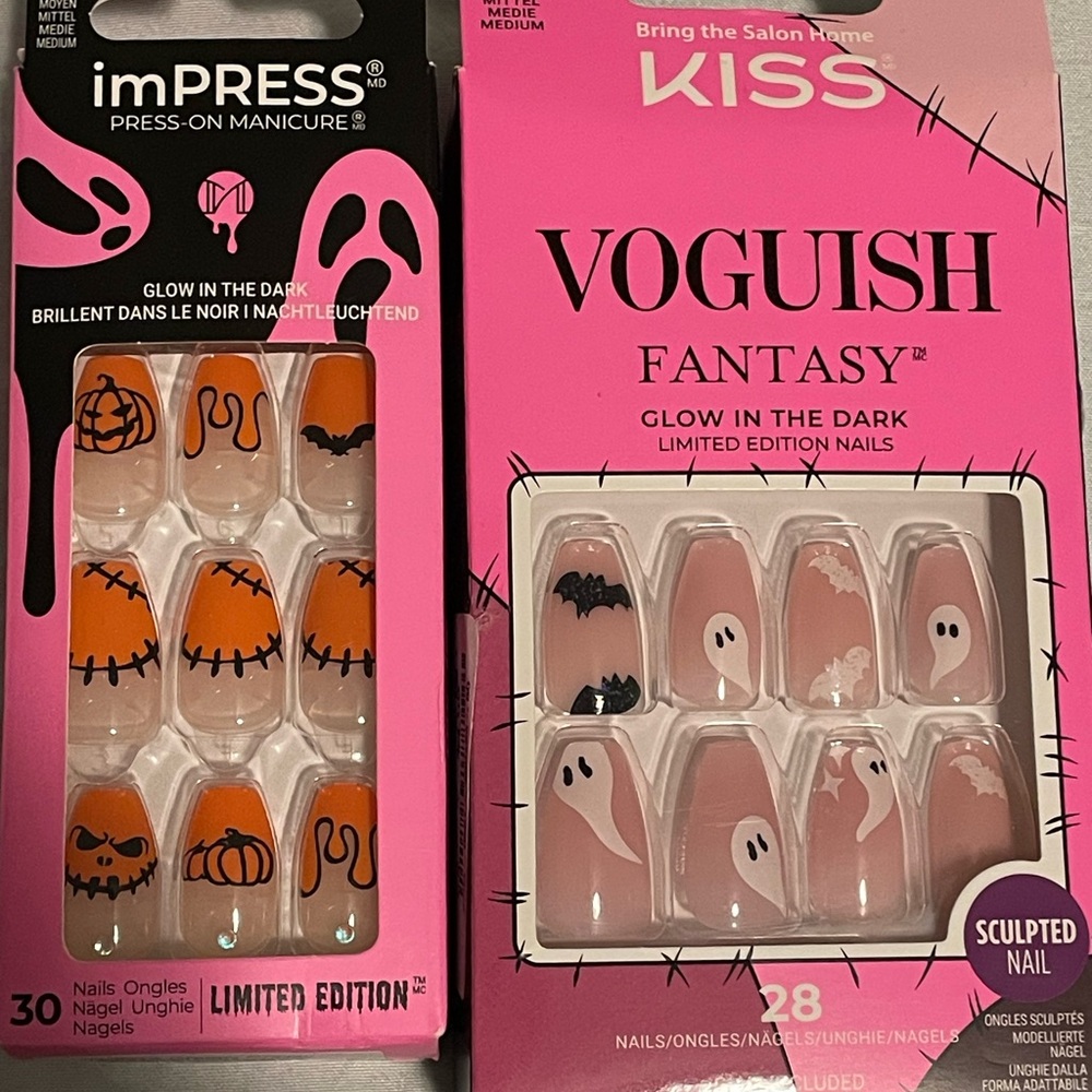 Halloween press on nails